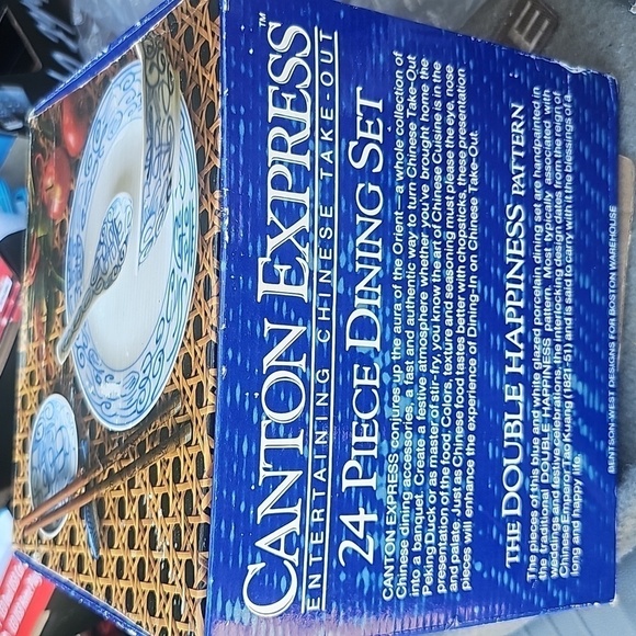 Canton Express Chinese Table Ware Set NWT - Picture 4 of 4